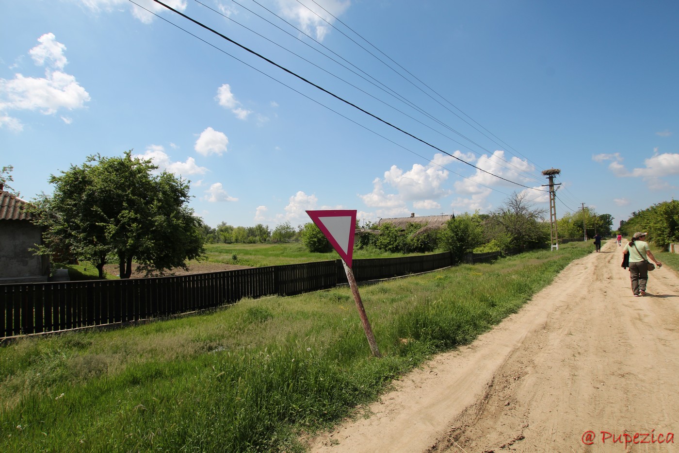 Satul Gorgova din Delta Dunarii. Digul principal de pe malul drept al Bratului Sulina