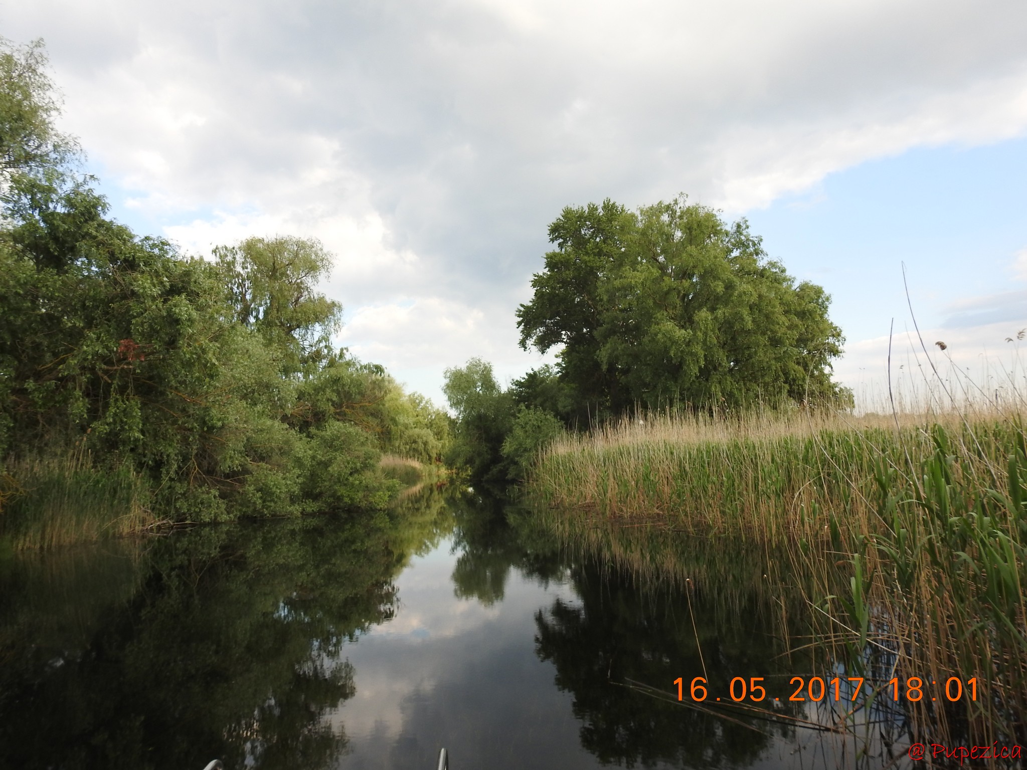 Canalul de Argint de pe Lacul Baclanestii Mari pe Canalul Razboinita