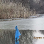 Tura in Delta 15.12.2013 – Premiera in Delta pe ape reci, cu gheata...